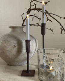 Tafelkandelaar Marlous  30 cm roest
