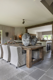Stoel Sophie promo - 2e hands - 50% - 6 stuks stonewashed linnen - beschadigd