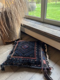 W15 -Vintage Antiek Perzisch Kussen – Handgemaakt uit Kamelenzak