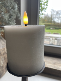 Stompkaars - H8/7cm doorsnede - Rustiek grijs
