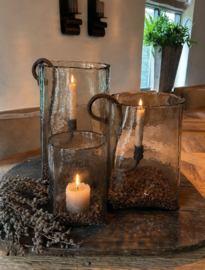 Middenmaat Fien- antieklook glas