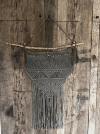 Macramé hanger bruin boho  4