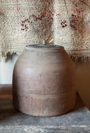 Houten pot met deksel 1