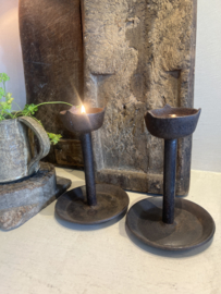 Oude Kasteelkandelaar – Authentiek & Roest Patina