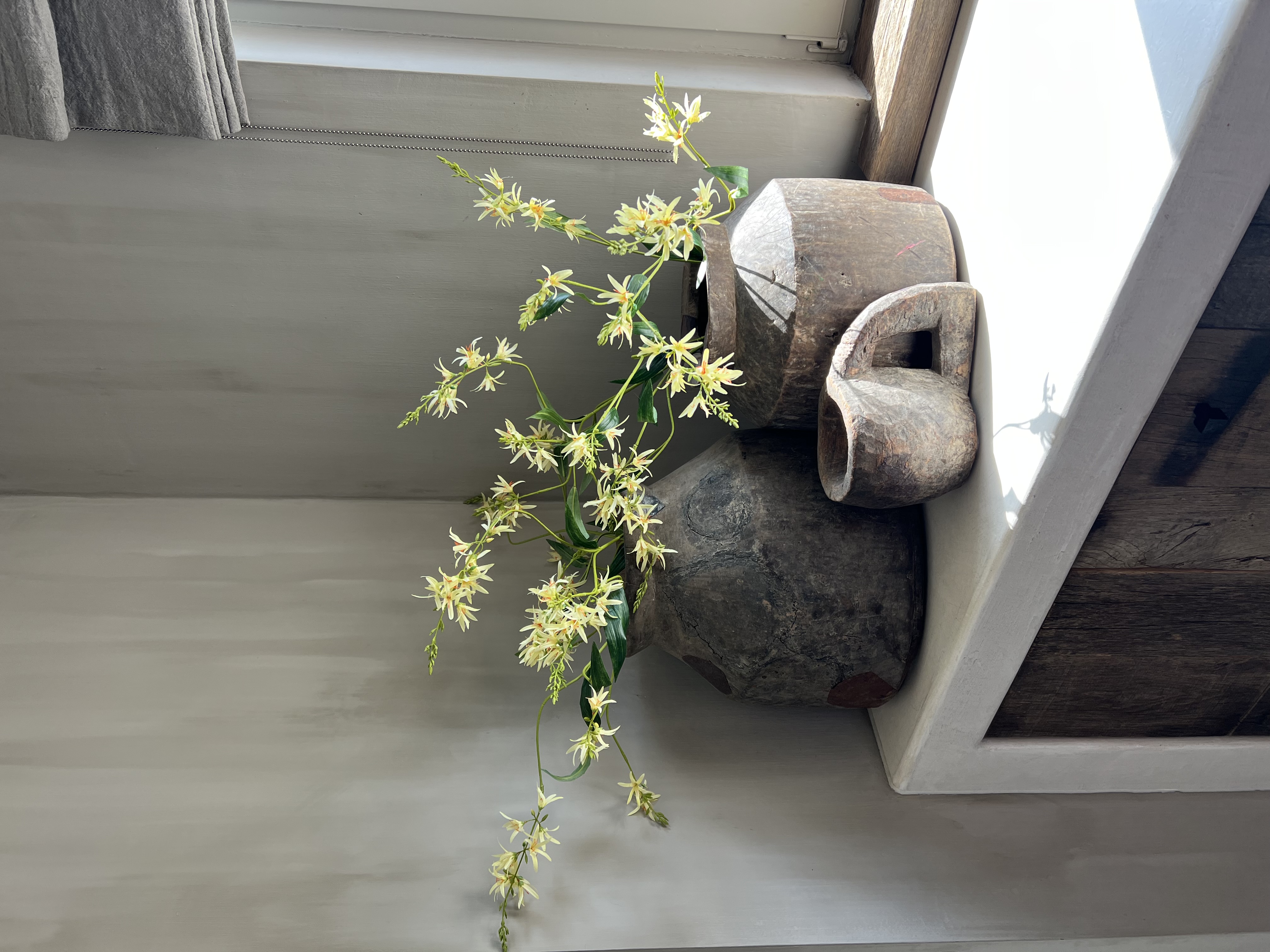 Witgele bloemetjes