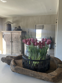 Kunsttulp donker warm roze 41 cm - Nieuw!