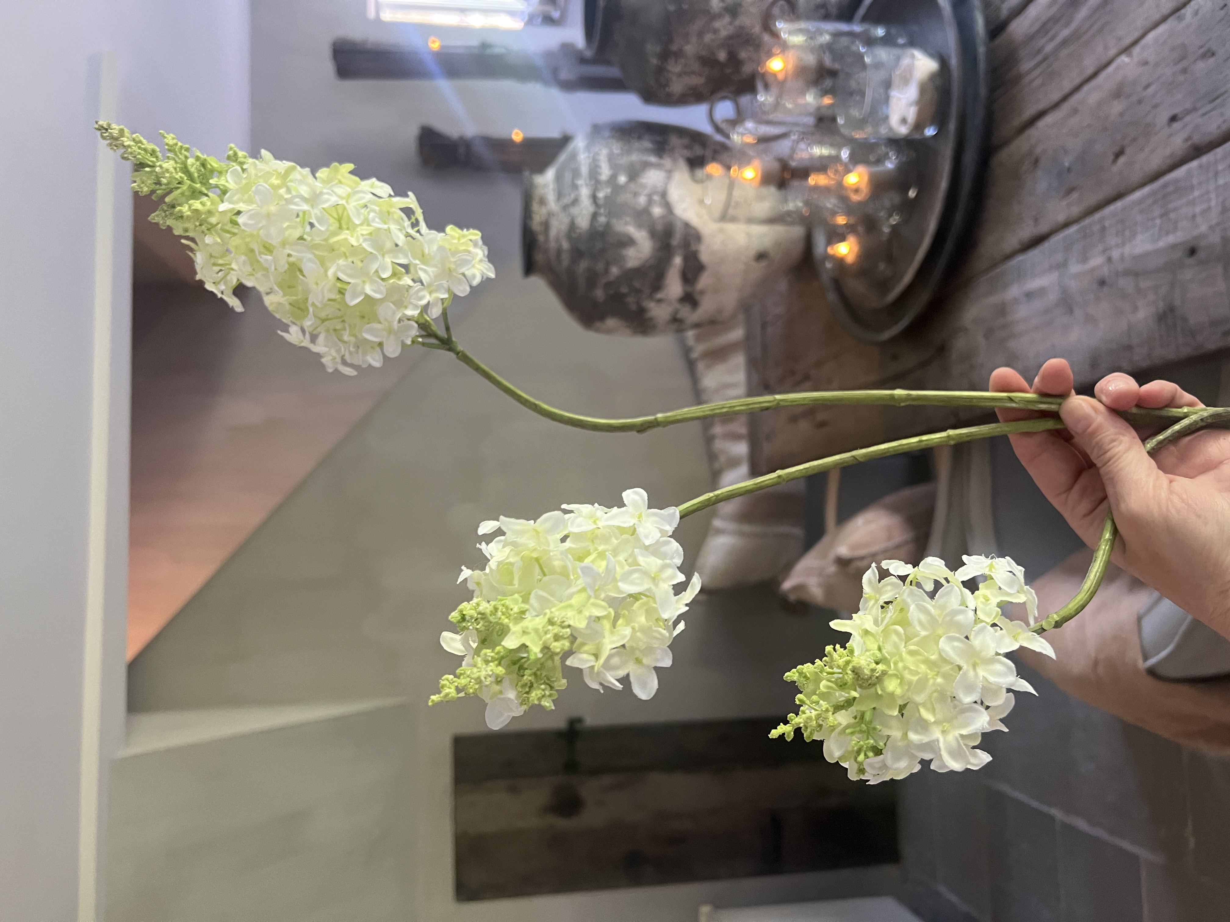 Witte  seringen 112 cm