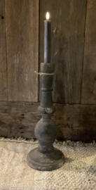Houten kandelaar