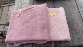 Oud roze plaid linnen- onderste