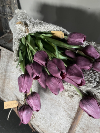 Kunsttulp mauve 41cm