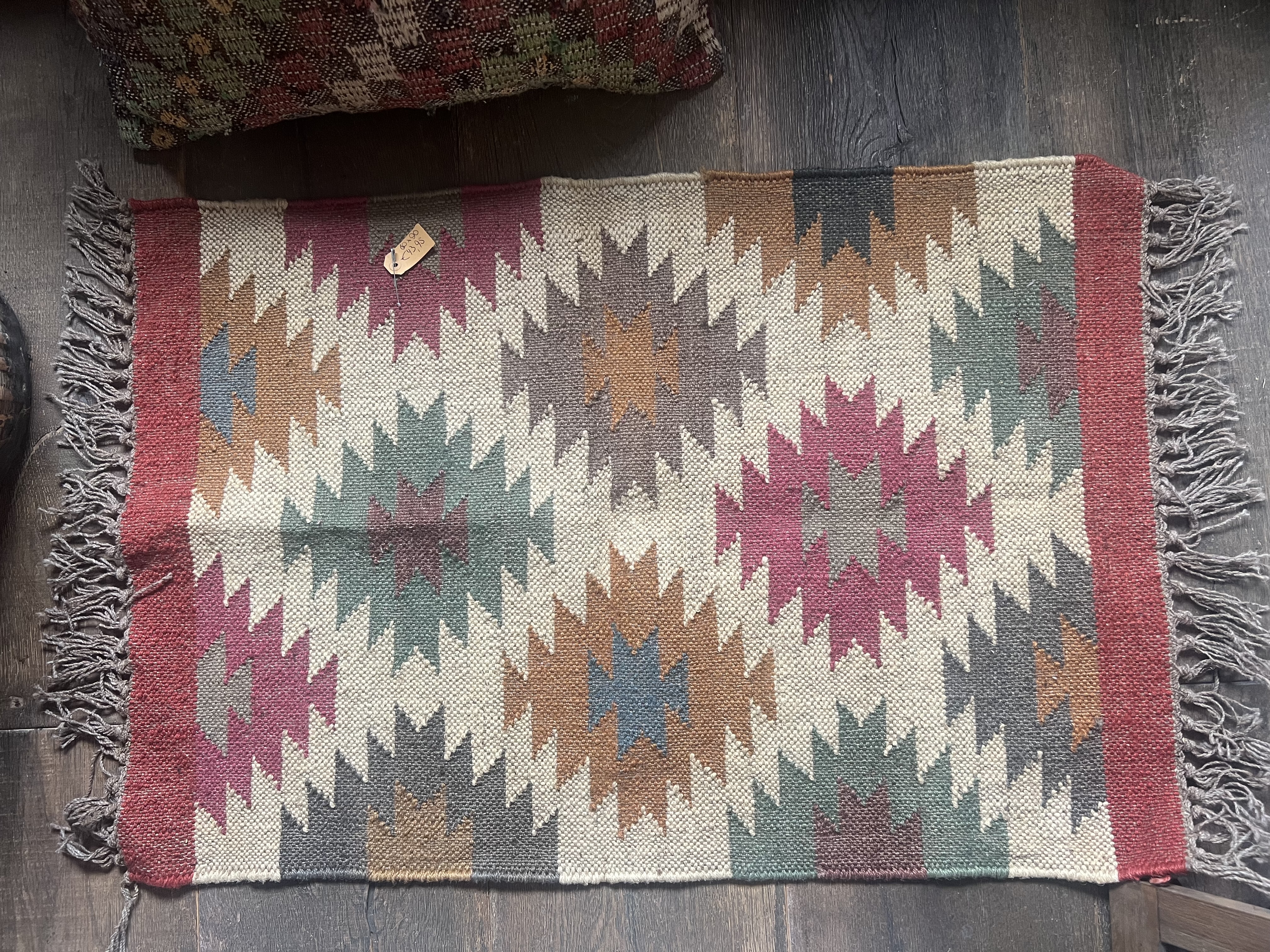 Mini kelim tapijt 60x 90 cm