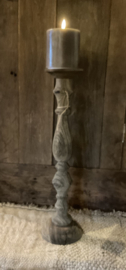 Houten kandelaar groot