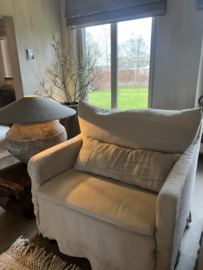 Kussen PATCHWORK langwerpig  - 'Only for linen lovers' By Puur Wonen