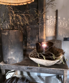 Windlicht ‘Chocolate' 23/16 - van Puur wonen