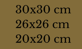 Set roestballen van 3