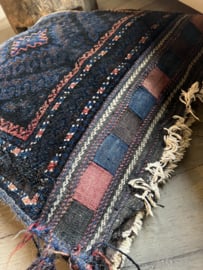 Marokkaanse en Turkse kelim hennep kussens vintage, incl vulling 