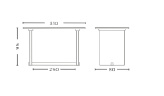 Bar table Alexi large