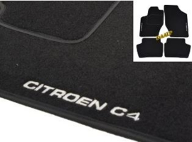 CLASSIC Velours automatten met logo Citroen C4 II 2010-2018