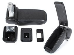Fiat Sedici 2005-2013 Verstelbare armsteun LUX, zwart leder