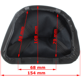 Mercedes Vito / Viano W639 2003-2014 Pookhoes, versnellingspook beschermhoes, zwart, met slot + frame
