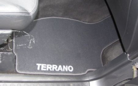 CLASSIC Velours automatten met logo Nissan Terrano II 1993-2006