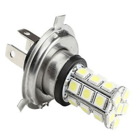 Wit licht LED Gloeilamp - H4 12V 18 SMD