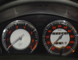 Opel Tigra - verchroomde  aluminium tellerringen