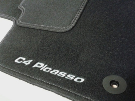 CLASSIC Velours automatten met logo Citroen C4 Grant Picasso I 2006-2013