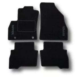 Classic Weluur Automatten Set - Peugeot Bipper 2008-2017 met Logo