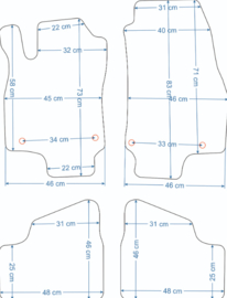 Opel Astra G 1998-2009 - Bijpassende set CLASSIC Velours automatten