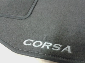 Opel Corsa C 2000-2006 - CLASSIC velours automatten met LOGO