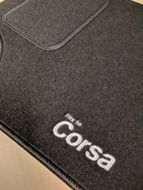 Opel Corsa C 2000-2006 - CLASSIC velours automatten met LOGO