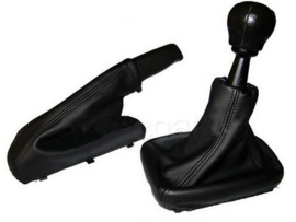Opel Agila A 2000-2007- Echt leder pookhoes, schakelpookhoes