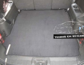 CLASSIC Velours Kofferbakmat passend Nissan Pathfinder III 2005-2010