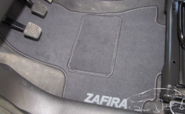 CLASSIC Velours automatten met logo Opel Zafira A 1999-2005
