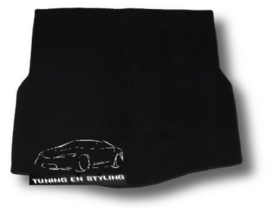 CLASSIC Velours Kofferbakmat passend Renault Laguna II HB 2001-2007