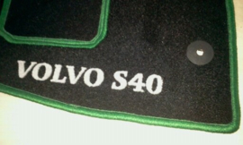 CLASSIC Velours automatten met logo Volvo S40 II 2004-2012