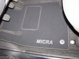 CLASSIC Velours automatten met logo Nissan Micra K12 2002-2010