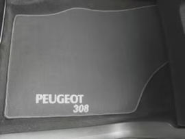 Classic Weluur Automatten Set - Peugeot 308sw I (2007-2013)  met Borduursel Logo