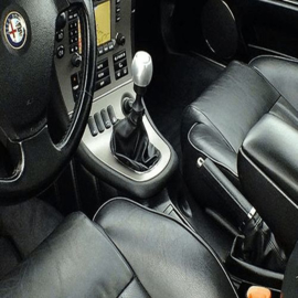 Alfa Romeo 166 1998-2003 - Echt leder handremhoes