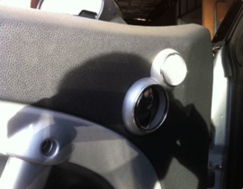 Mini Moris - Verchroomde aluminium tweeters ringen