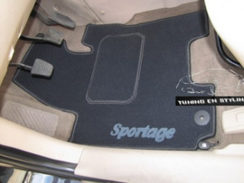 CLASSIC Velours automatten met logo Kia Sportage II 2004-2010