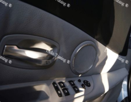 BMW E60 - Verchroomde aluminium speakerringen