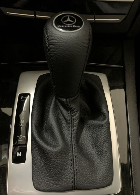 Mercedes GLK 	X204 automaat  2008-2015 - Echt leder pookhoes