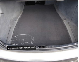 CLASSIC Velours Kofferbakmat passend BMW Serie 7 E65 Sedan 2001-2008