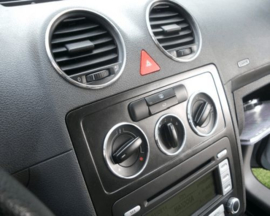 Volkswagen Caddy III 2004-2010 - Verchroomde aluminium kachel ringen