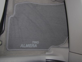 CLASSIC Velours automatten met logo Nissan Almera Tino 2000-2006