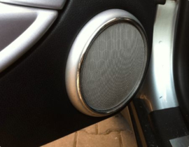 Mini Moris -  Verchroomde aluminium speakerringen