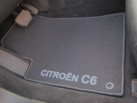 CLASSIC Velours automatten met logo Citroen C6