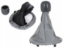 Pookhoes met pookknop 5 ver. + frame Fiat Panda 2003-2012